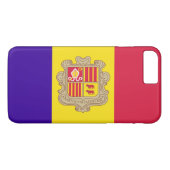 Vlag van Andorra Case-Mate iPhone Case (Achterkant (Horizontaal))