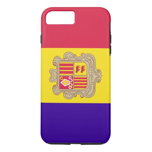 Vlag van Andorra Case-Mate iPhone Case (Achterkant)