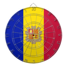 Vlag van Andorra Dartbord