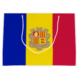 Vlag van Andorra Groot Cadeauzakje