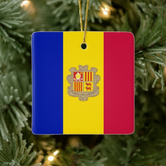vlag van Andorra, Keramisch Ornament (Boom)