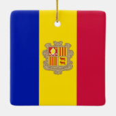 vlag van Andorra, Keramisch Ornament (Achterkant)