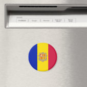 Vlag van Andorra Magneet (Insitu (Vaatwasser))