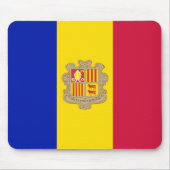 Vlag van Andorra Muismat (Voorkant)