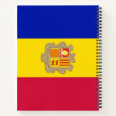 Vlag van Andorra Notitieboek (Achterkant)