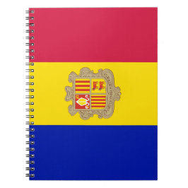 Vlag van Andorra Notitieboek