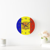 Vlag van Andorra Ronde Klok (Huis)