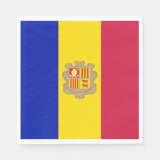 Vlag van Andorra Servet (Voorkant)