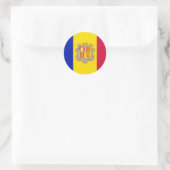 Vlag van Andorra Sticker (Tas)