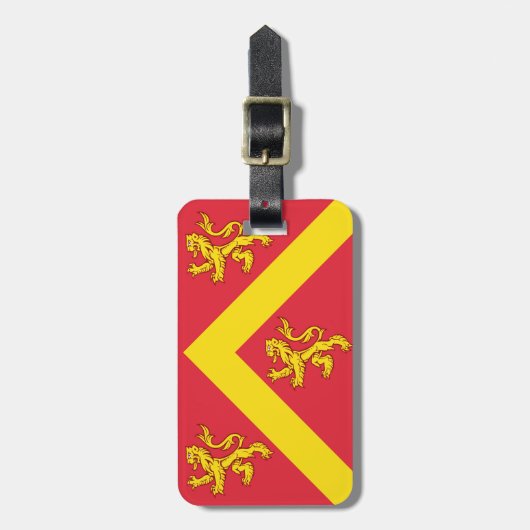 Vlag van Anglesey-Bagagelabel Bagagelabel (Voorkant verticaal)