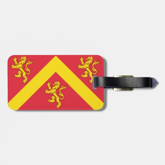 Vlag van Anglesey-Bagagelabel Bagagelabel (Achterkant horizontaal)