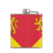 Vlag van Anglesey Flask Heupfles (Achterkant)
