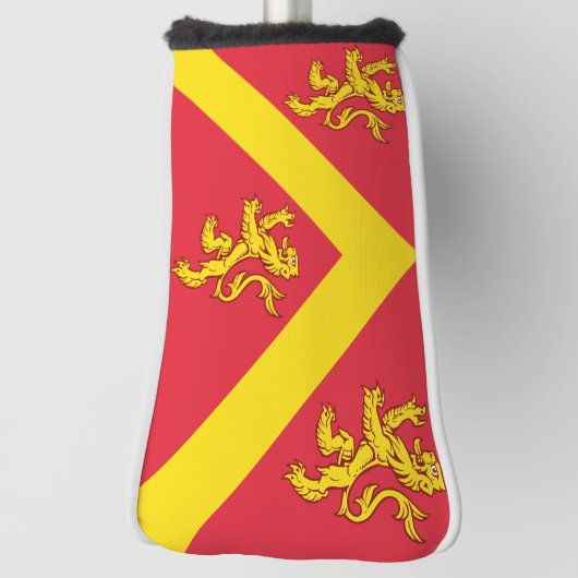 Vlag van Anglesey Golfheadcover (Draai 90)