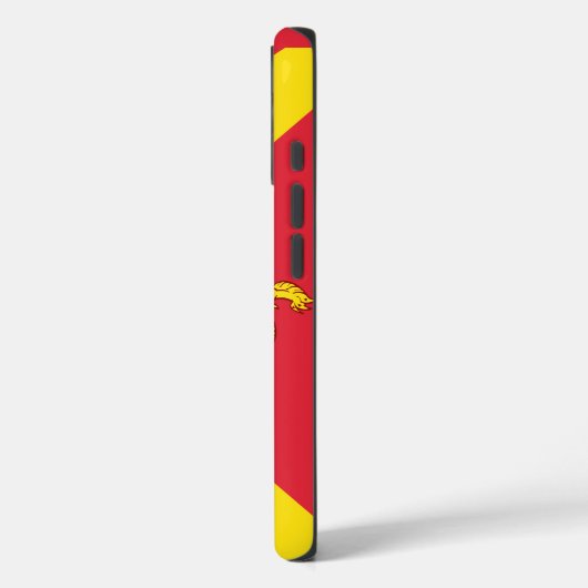 Vlag van Anglesey Hoesje-Mate iPhone Case (Achterkant / Links)