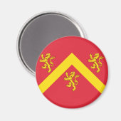 Vlag van Anglesey Magnet (Voorkant / Achterkant)