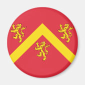 Vlag van Anglesey Magnet (Voorkant)