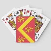 Vlag van Anglesey Pokerkaarten (Achterkant)