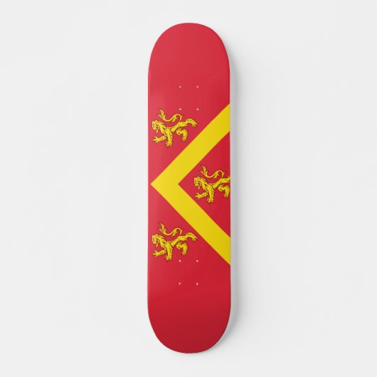 Vlag van Anglesey Skateboard (Voorkant)