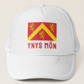 Vlag van Anglesey, Wales Trucker Pet (Voorkant)