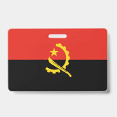 Vlag van Angola Badge (Achterkant)