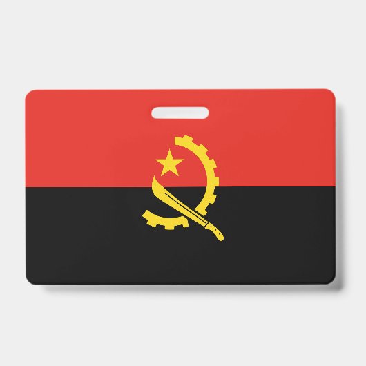 Vlag van Angola Badge (Voorzijde)