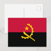 Vlag van Angola Briefkaart (Voorkant / Achterkant)
