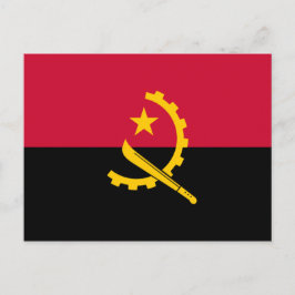 Vlag van Angola Briefkaart