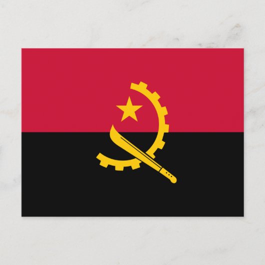 Vlag van Angola Briefkaart (Voorkant)