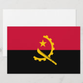Vlag van Angola Briefpapier (Voorkant / Achterkant)