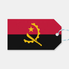 Vlag van Angola Cadeaulabel