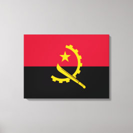Vlag van Angola Canvas Afdruk