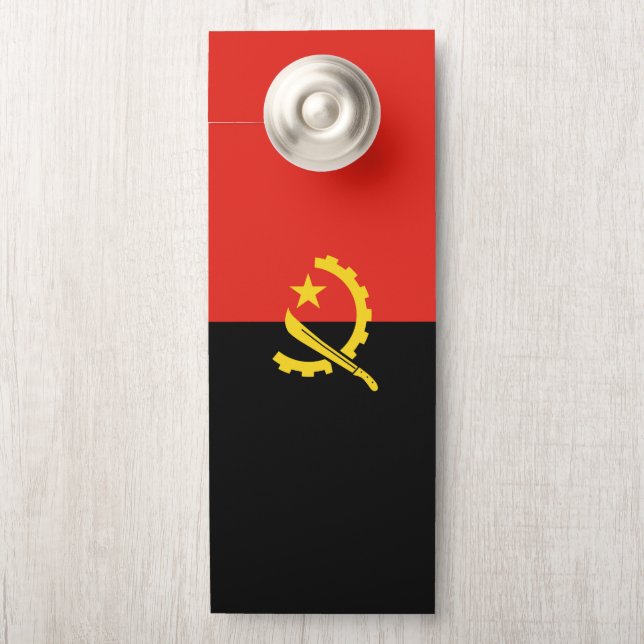 Vlag van Angola Deurhanger (Op knop)