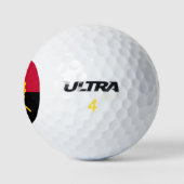 Vlag van Angola Golfballen (Logo)