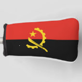 Vlag van Angola Golfheadcover (Voorkant)