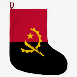 Vlag van Angola Grote Kerstsok