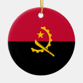 Vlag van Angola Keramisch Ornament
