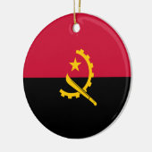Vlag van Angola Keramisch Ornament (Links)