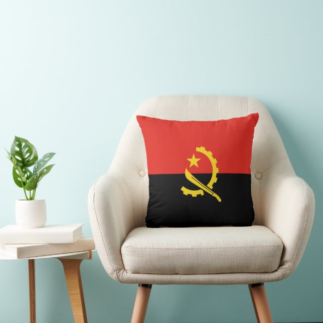 Vlag van Angola Kussen (Stoel)