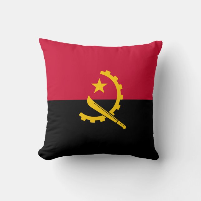 Vlag van Angola Kussen (Voorkant)