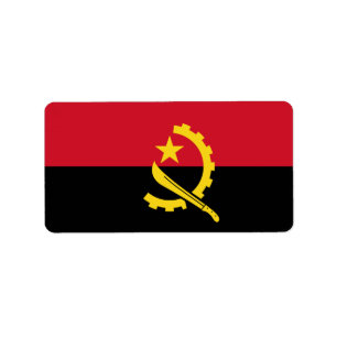 vlag van Angola Labels