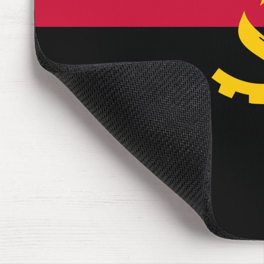 Vlag van Angola Muismat (Hoek)