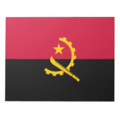 Vlag van Angola Notitieblok (Voorkant)