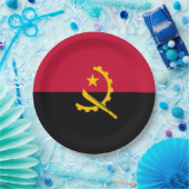 Vlag van Angola Papieren Bordje (Feest)