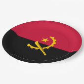 Vlag van Angola Papieren Bordje (Gekanteld)