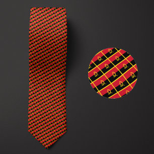 Vlag van Angola Patroon Stropdas