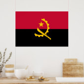Vlag van Angola Poster (Keuken)