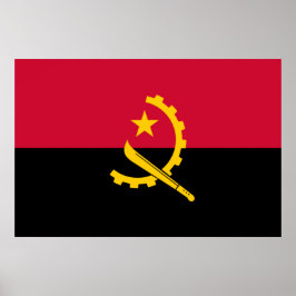 Vlag van Angola Poster