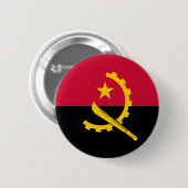 Vlag van Angola Ronde Button 5,7 Cm (Voorkant /achterkant)