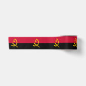 Vlag van Angola Satijnen Lint (Voorkant)