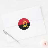 Vlag van Angola Sticker (Envelop)